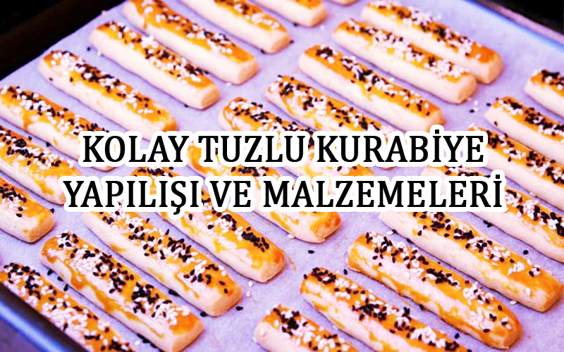 Tuzlu Kurabiye Tarifi ve Malzemeleri